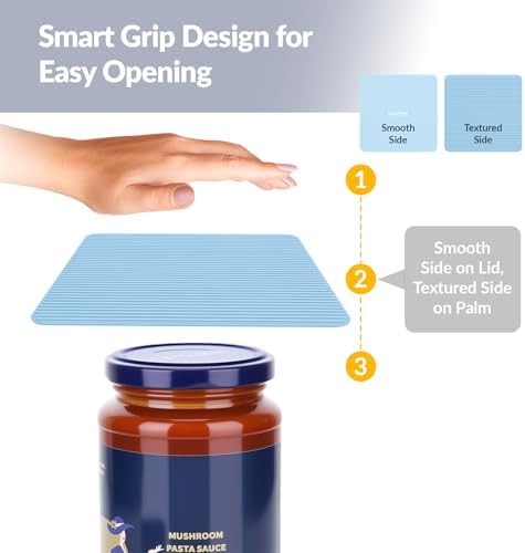 NiHome Silicone Jar Opener Gripper Pads, 6 In - Image 2