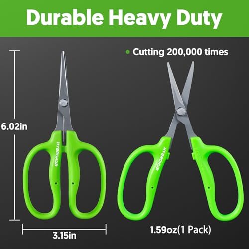 Garden Scissors, Non-Stick Coated Steel, Straight Blades - Image 4
