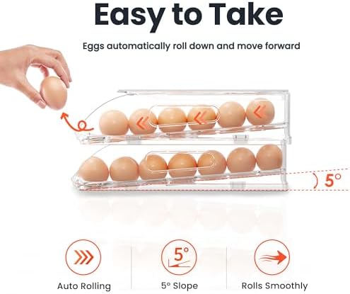 SMRCAD 18-Egg Holder for Fridge - Image 2