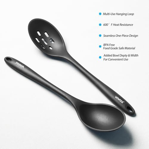 Vovoly Silicone Spoons for Cooking - Image 2