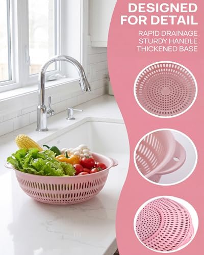 3-Piece Filter Pot Set, Food Grade Drainage Basket, Used - Image 3
