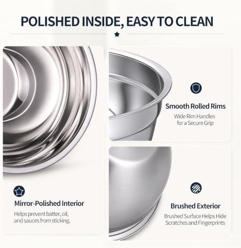 Stainless Steel Mixing Bowls - Image 4