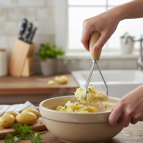 Mini Potato Masher, 2 Types, Avocado Masher - Image 4