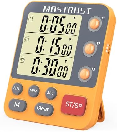 Digital Dual Kitchen Timer by MOSTRUST