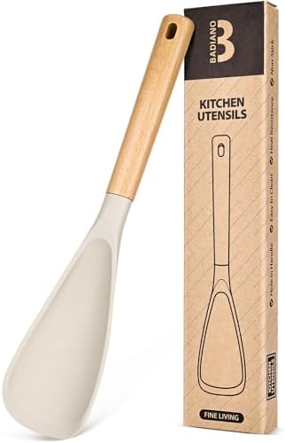 Badiano Silicone Cooking Spoon for Nonstick Cookware by BADIANO