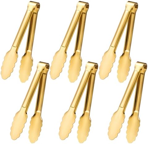 Gold Serving Tongs by Kzovone