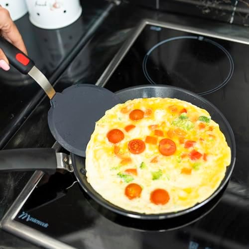 Wide Silicone Pancake Spatula – Large Heat-Resistant Turner - Image 5