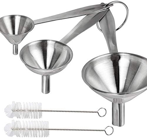 YGDZ Kitchen Funnel for Filling Bottles, Long Handle Funnel Set by YGDZ