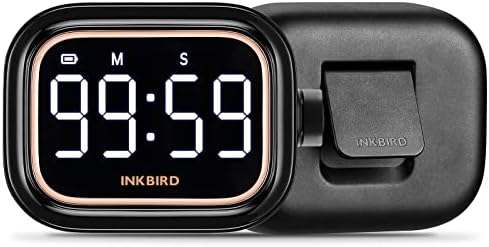 Digital Kitchen Timer for Cooking, INKBIRD Rechargeable 4-Levels Alarm by Inkbird