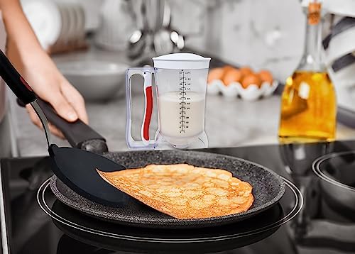 Wide Silicone Pancake Spatula – Large Heat-Resistant Turner - Image 4