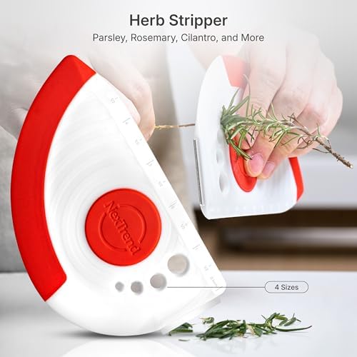 NexTrend red 5-in-1 flexible dough and bowl scraper - Image 6