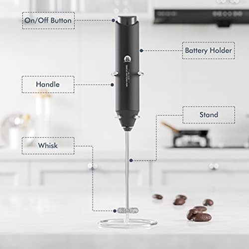 Powerful Milk Frother Handheld Foam Maker, Mini Whisk Drink Mixer - Image 5