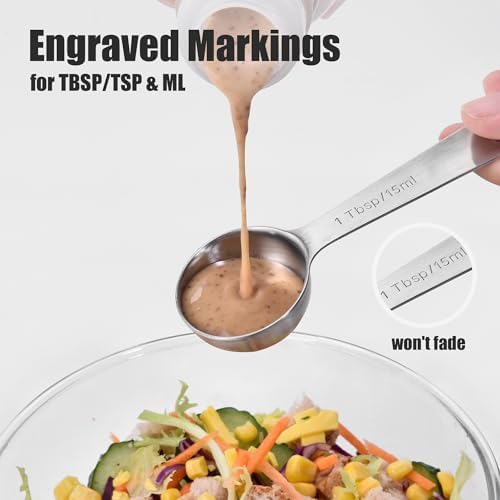 Doosu 18/8 Stainless Steel Measuring Spoons - Image 4