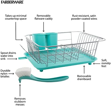 Farberware Compact Dish Drying Rack - Image 7