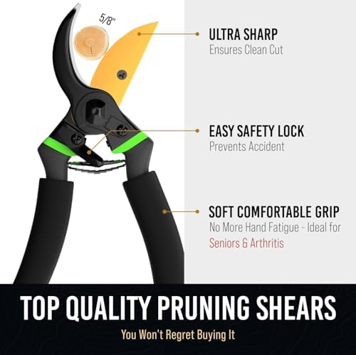 Ultra Sharp Japanese Steel Pruning Shears - Image 2