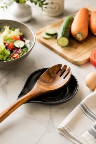 LAUCHUH Spoon Holder for Stove Top, Ceramic Spoon Rest for Kitchen Counter - Image 5