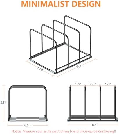KORRTFID Kitchen Cabinet Organizer, Divided Holder - Image 2