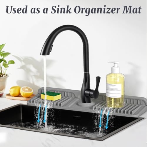 PoYang 17.7 Inch Faucet Mat for Kitchen Sink Splash Guard - Image 6