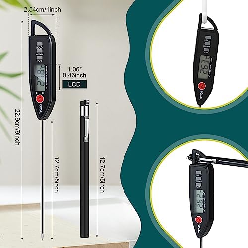 Copkim 12 Set Digital Food Thermometer Long Probe Instant - Image 2
