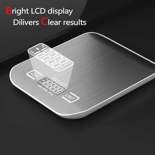Mini Digital Scale 10kg/22lb, Kitchen Scale, Food Scale, Coffee Scale, Auto Off - Image 4