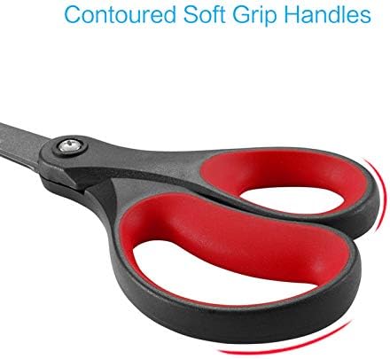 LIVINGO Scissors All Purpose Heavy Duty 8" Office Titanium Non Stick 2 Pack - Image 3