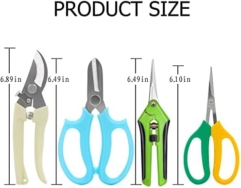 Garden Pruning Shears Garden Scissors Herb Scissors Florist Scissors Floral - Image 2