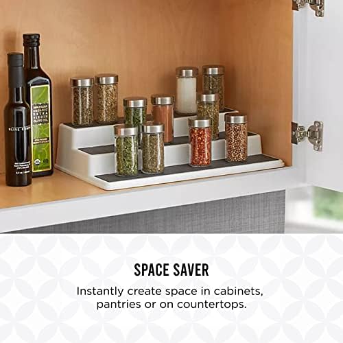 Copco 3-Tier Cabinet Spice Rack Organizer, 10 Inch Tiered Shelf Riser - Image 7