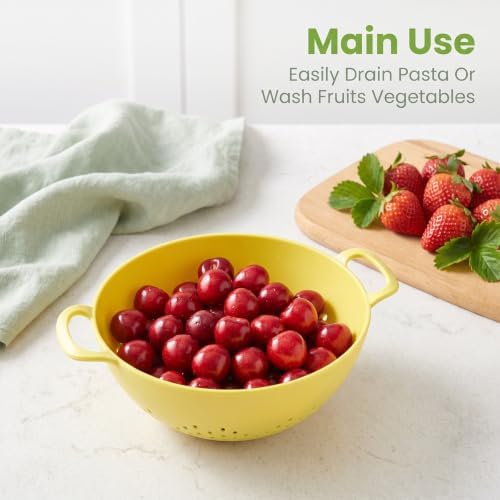 6Pcs Mini Colander for Kitchen Plastic Berry Strainer - Image 4