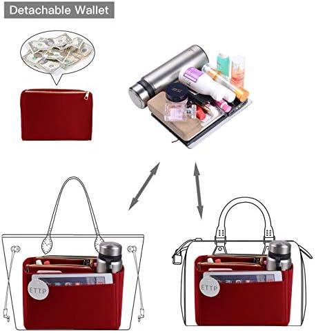 Purse Organizer, Felt Bag Organizer Insert Purse Organizer - Image 4