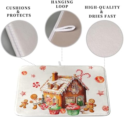 Christmas Gingerbread Man Drying Mat - Image 3
