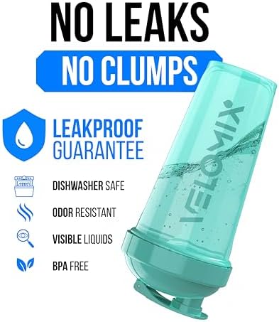 VELOMIX 2 Pack 28oz Protein Shaker Bottle - Image 3