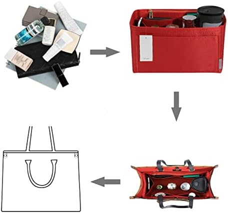 ZTUJO Purse Organizer Insert For Handbags, Silky Touching Bag Organizer Insert - Image 5