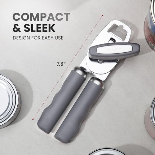 Zulay Kitchen Manual Can Opener Heavy Duty Patented Stainless Steel - Image 2