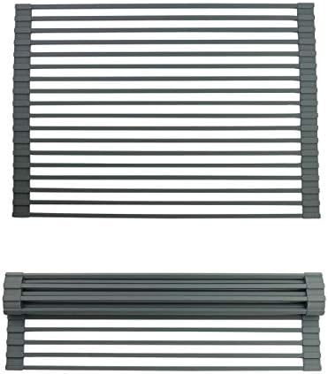 Ahyuan Roll-up Dish Drying Rack Over The Sink Multipurpose Cubic Silicone - Image 2