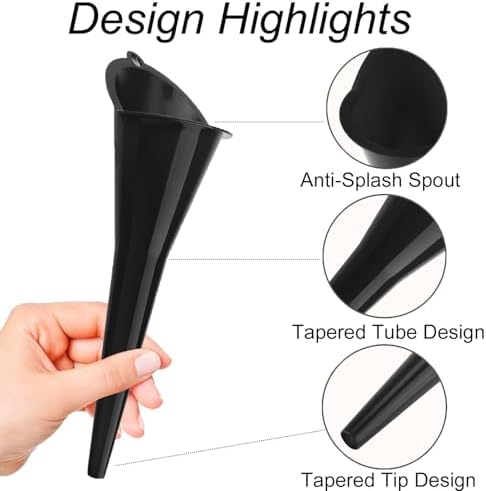 3-Pack Long-Neck Oil Funnels, Gas & Transmission Fluid - Image 3