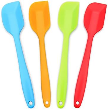 4-Piece Silicone Spatula Set by ALLWIN-HOUSEWARE