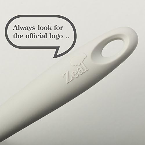 Zeal Silicone Non Scratch Slotted Spoon, French Grey, 28 cm - Image 6