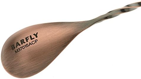 Barfly Bar Spoon, Fork End 12 3/8", Antique Copper - Image 5