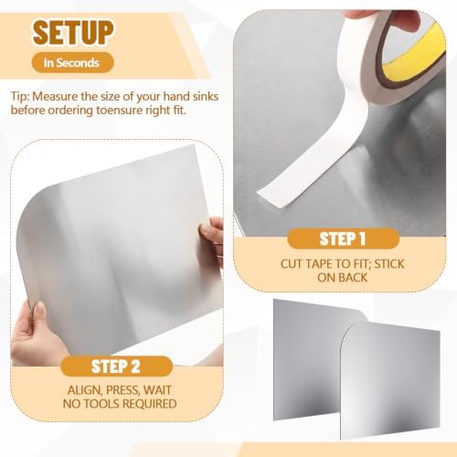 Lewtemi 2 Pcs 12" X 15" Sink Splash Guard - Image 4