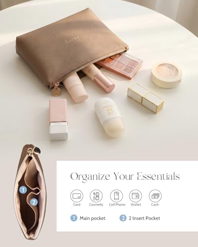 Prite Makeup Bag Travel Cosmetic Case, Toiletry Bag Organizer - Image 3