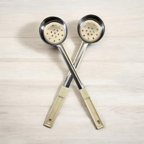 3 oz Slotted Stainless Steel Portion Control Ladle Spoodle - - Image 7