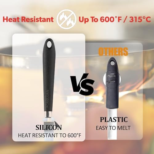 Stainless-Steel Slotted Flex Fish Turner, Kitchen Spatulas - Image 3
