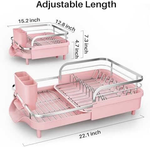 SNTD Expandable Dish Drying Rack - Image 2