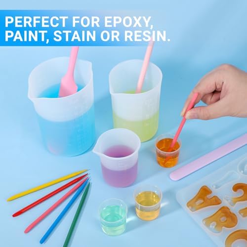 Gartful Resin Measuring Cups and Sticks, Paint Pouring - Image 5