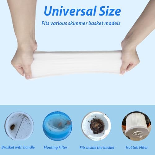 40-Pack Pool Skimmer Socks, Ultra Fine Mesh - Image 3