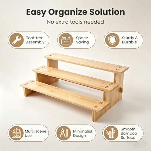 JinDoWin 2 Pack Spice Rack Organizer - Image 6