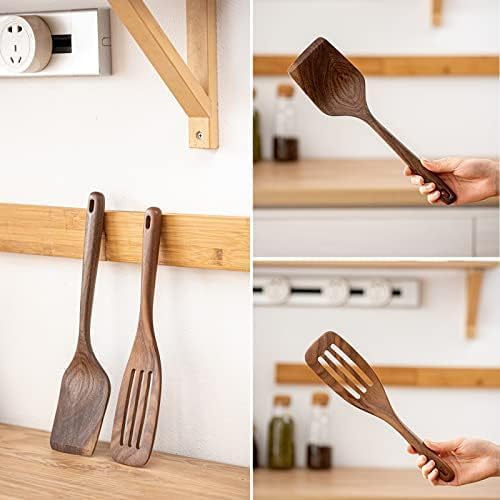 Gudamaye 12 inch Black walnut Wooden spoons - Image 3