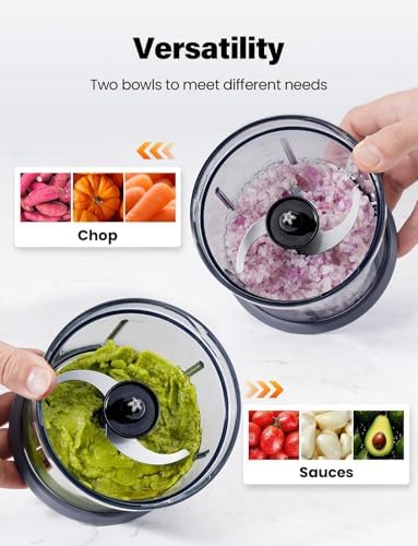 Food Processor 4 Cup, Electric Food Chopper, 【Small but Powerful】Meat Grinder - Image 5