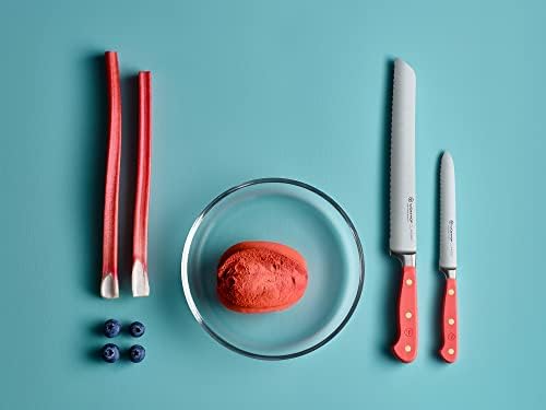 WÜSTHOF Classic Coral Peach 9" Double Serrated Bread Knife - Image 5