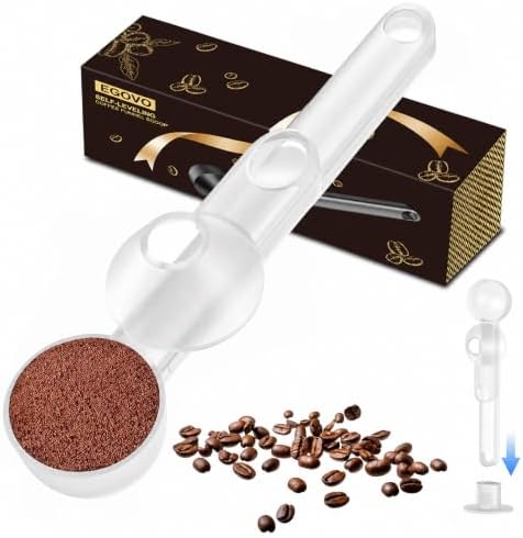 Coffee Scoop with Funnel for Reusable K Cup, 2 TBSP Measuring Spoon by EGOVO